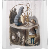 ALICE und Raupe - Abenteuer im Wunderland Duschvorhang (Vorderseite)