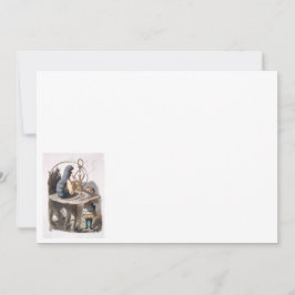 ALICE und Raupe - Abenteuer im Wunderland Mitteilungskarte