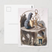 ALICE und Raupe Postkarte (Vorne/Hinten)