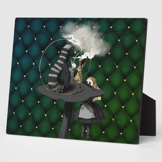 Alice und Raupe Wonderland Tabletop Fotoplatte (Seite)