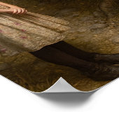 Alice und Wasserpfeife rauchende Raupe Poster (Ecke)