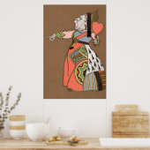 Alice und Wonderland Forest Character Painting-12 Poster (Küche)