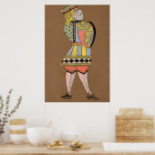 Alice und Wonderland Forest Character Painting-13 Poster (Küche)