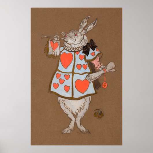 Alice und Wonderland Forest Character Painting-14 Poster (Vorne)