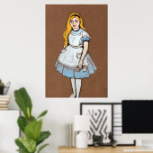 Alice und Wonderland Forest Character Painting-1 Poster (Heimbüro)
