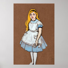 Alice und Wonderland Forest Character Painting-1 Poster
