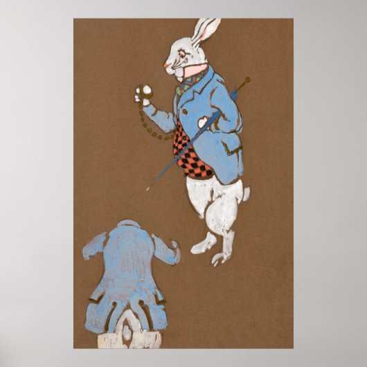 Alice und Wonderland Forest Character Painting-2 Poster (Vorne)