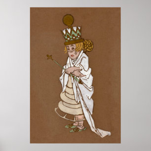 Alice und Wonderland Forest Character Painting-4 Poster