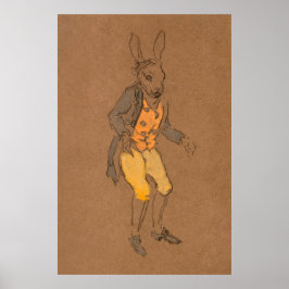 Alice und Wonderland Forest Character Painting-5 Poster