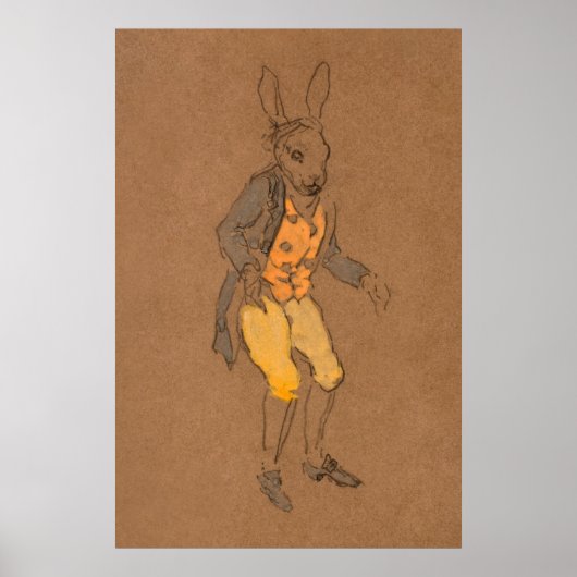 Alice und Wonderland Forest Character Painting-5 Poster (Vorne)