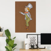 Alice und Wonderland Forest Character Painting-6 Poster (Heimbüro)