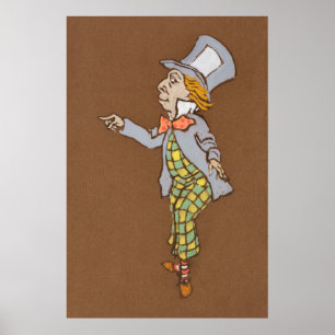 Alice und Wonderland Forest Character Painting-6 Poster