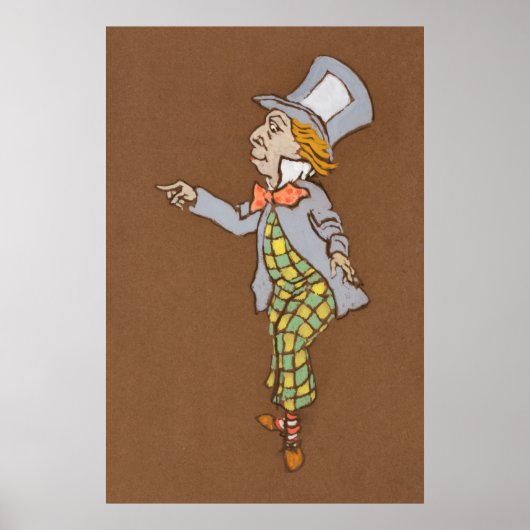 Alice und Wonderland Forest Character Painting-6 Poster (Vorne)