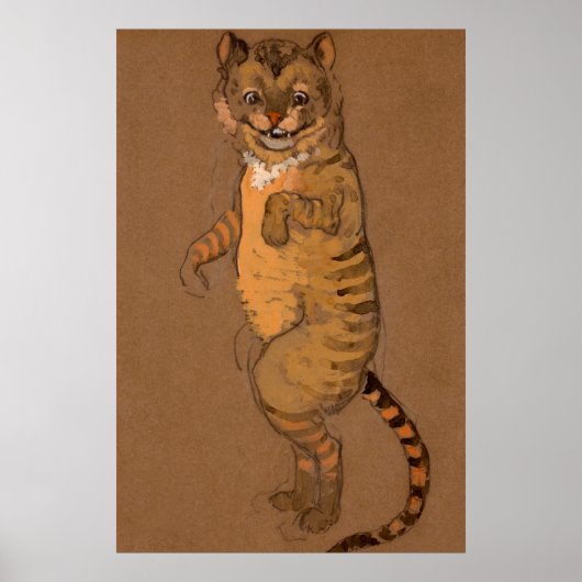 Alice und Wonderland Forest Character Painting-9 Poster (Vorne)