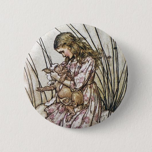 Alice und Wonderland - Pig & Pepper von Rackham Button (Vorderseite)
