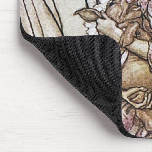 Alice und Wonderland - Pig & Pepper von Rackham Mousepad (Ecke)