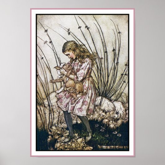 Alice und Wonderland - Pig & Pepper von Rackham Poster (Vorne)