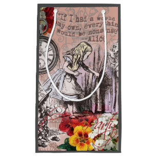 Alice Unsinn Vorhang Wunderland Klassiker Kleine Geschenktüte