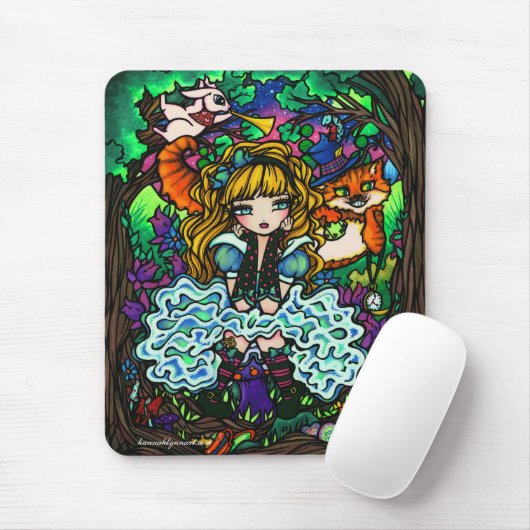 "Alice verlor" Alice im Wunderland-Cheshire-Katze Mousepad (Mit Mouse)