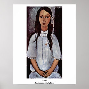 Alice von Amedeo Modigliani Poster