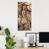 Alice von Arthur Rackham Poster (Heimbüro)