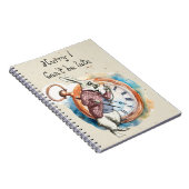 Alice - Weißes Kaninchen 1865 Notizblock (Rechte Seite)