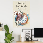 Alice - Weißes Kaninchen 1865 Poster (Heimbüro)