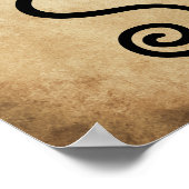 Alice - Weißes Kaninchen - Wie lange ist ewig? Poster (Ecke)