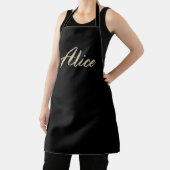 Alice white gold Handwriting Küchenschürze Schürze (InSitu)
