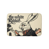 Alice White Rabbit Classic Wonderland Badematte (Vorderseite)