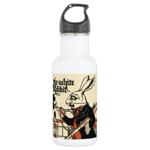 Alice White Rabbit Classic Wonderland Edelstahlflasche