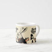 Alice White Rabbit Classic Wonderland Espressotasse (Vorderseite Rechts)