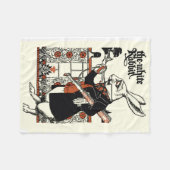 Alice White Rabbit Classic Wonderland Fleecedecke (Vorderseite (Horizontal))