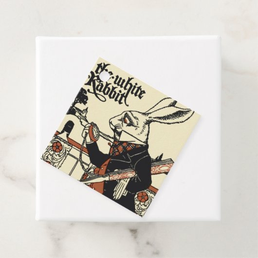 Alice White Rabbit Classic Wonderland Geschenkanhänger (Beispiel)