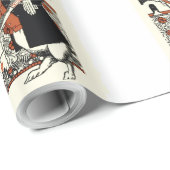 Alice White Rabbit Classic Wonderland Geschenkpapier (Rolleneckpunkt)