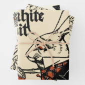 Alice White Rabbit Classic Wonderland Geschenkpapier Set (Beispiel)