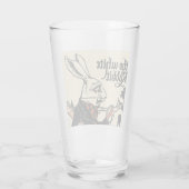Alice White Rabbit Classic Wonderland Glas (Rückseite)