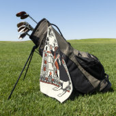 Alice White Rabbit Classic Wonderland Golfhandtuch (Gras)