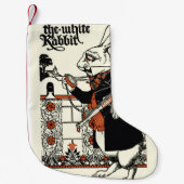 Alice White Rabbit Classic Wonderland Kleiner Weihnachtsstrumpf (Vorderseite)