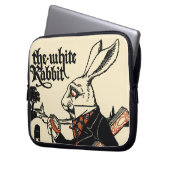 Alice White Rabbit Classic Wonderland Laptopschutzhülle (Vorderseite Links)