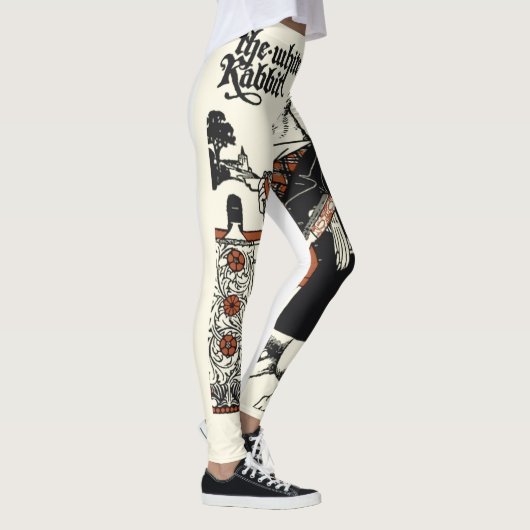 Alice White Rabbit Classic Wonderland Leggings (Rechts)