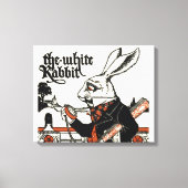 Alice White Rabbit Classic Wonderland Leinwanddruck (Vorderseite)