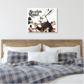 Alice White Rabbit Classic Wonderland Leinwanddruck (Insitu (Schlafzimmer))