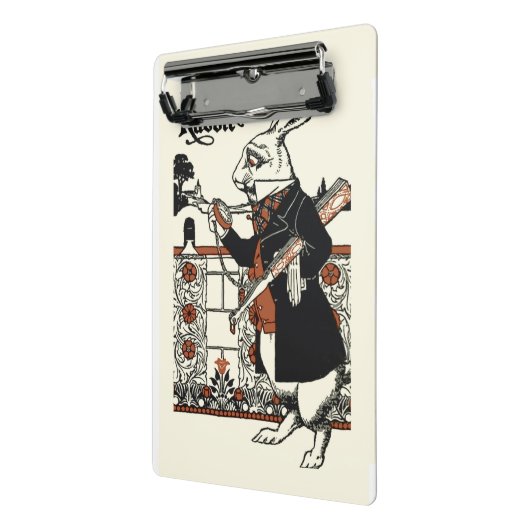 Alice White Rabbit Classic Wonderland Mini Klemmbrett (Gewinkelt2)