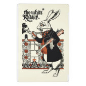 Alice White Rabbit Classic Wonderland Mini Klemmbrett (Rückseite)