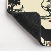 Alice White Rabbit Classic Wonderland Mousepad (Ecke)