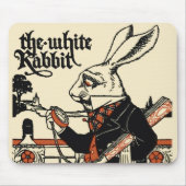 Alice White Rabbit Classic Wonderland Mousepad (Vorne)