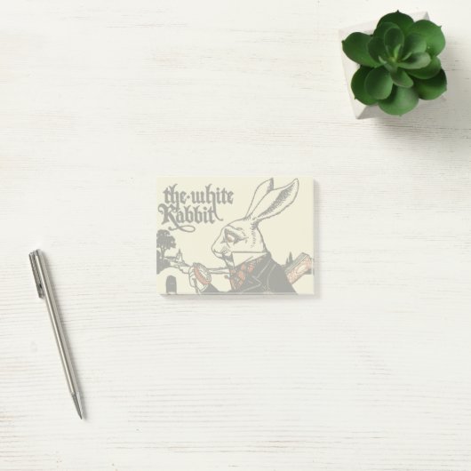 Alice White Rabbit Classic Wonderland Post-it Klebezettel (Büro)