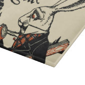 Alice White Rabbit Classic Wonderland Schneidebrett (Ecke)