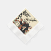 Alice White Rabbit Classic Wonderland Serviette (Ecke)